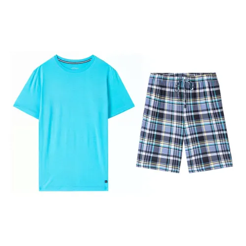 JOCKEY Pajama Set Мужской Синий Серый