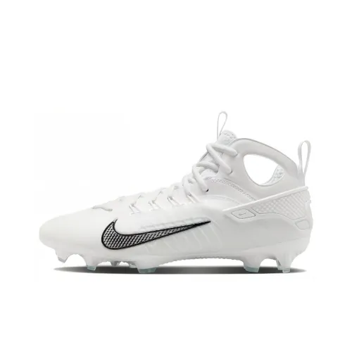 Nike Huarache 9 Elite LAX Противоскользящие Устойчивые к истиранию Низкий Топ Кроссовки для тенниса Унисекс Белый