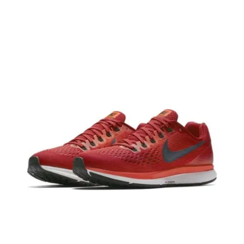 Nike Pegasus 34 Slip-resistant Abrasion-resistant Breathable Low-Top Running Shoes Men's Red Найк Pegasus 34 Противоскользящий Устойчивый к истиранию Дышащие Низкие Кроссовки для Бега Мужские Красные