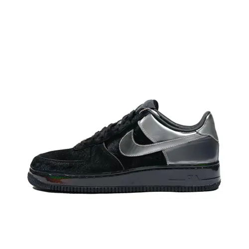 Nike Air Force 1 DJ Clark KENT Black Friday Покрытие Низкий Топ Скейтбординг Кроссовки Мужские Черный Серебряный
