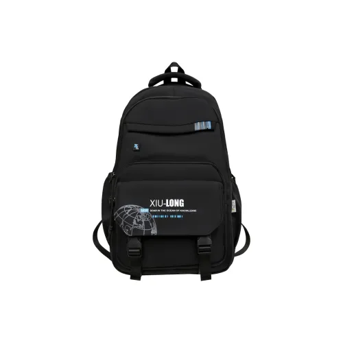 Путешествие Нейлон Рюкзак Стандартный Унисекс Черный Темно-Серый Светло-Серый Темно-Синий