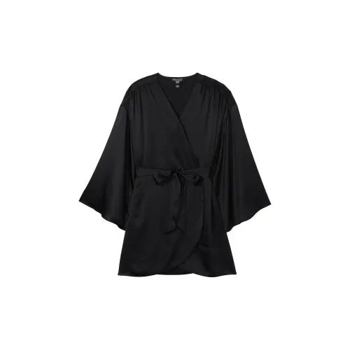 Victoria's Secret Черный Женские Банные Халаты