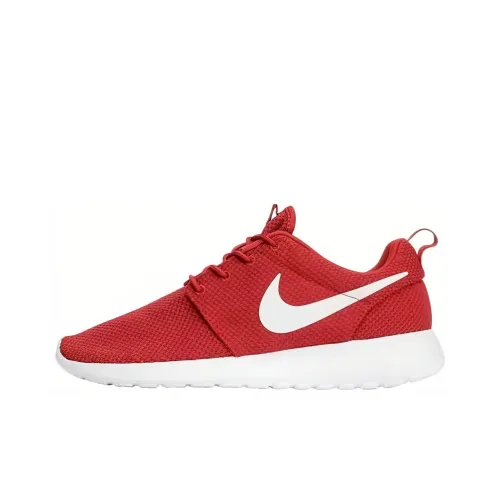 Nike Roshe One Амортизация Износостойкий Низкий Топ Повседневные Беговые Кроссовки Унисекс Красный