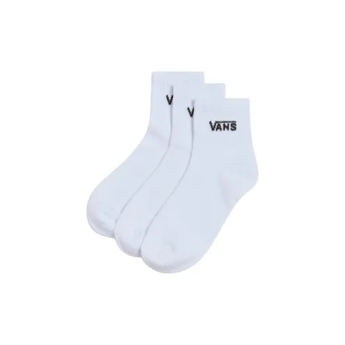 VANS 3 шт Белый Унисекс MID Носки до икры