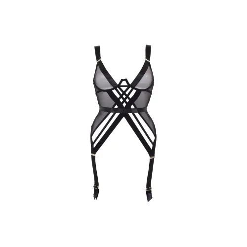 Victoria's Secret BLUEBELLA Без подкладки SAWYER Basque Черный Бюстгальтер Женские Черный