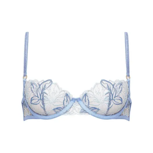 Victoria's Secret Lilly Проводной Бюстгальтер Hydrangea Синий Женские 1 Пачка Гортензия