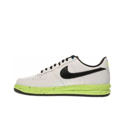 Nike Lunar Force 1 '14 Амортизация Износостойкий Низкий Топ Скейтборд Кроссовки Унисекс Белый Зеленый
