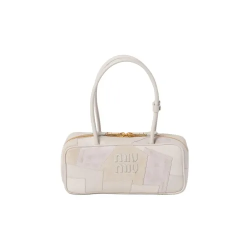 MIU MIU Arcadie series Кожа Сумка Женская Мел Белый