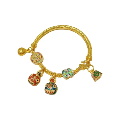 KZD Alloy Enamel Bracelets Women's