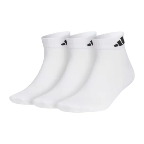 Adidas 3 шт Белый/Черный Унисекс Носки
