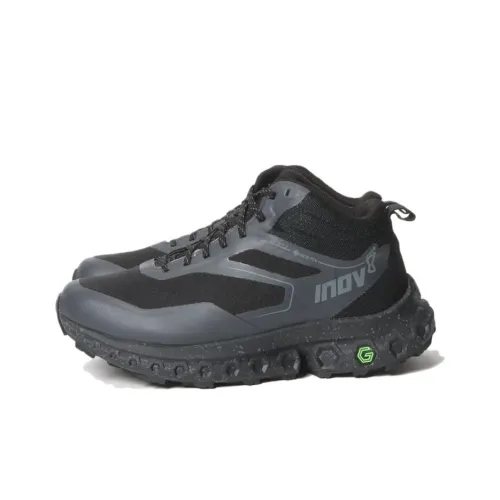 INOV 8 Slip Resistant Водонепроницаемый Низкий Топ Походная обувь Мужская Черная