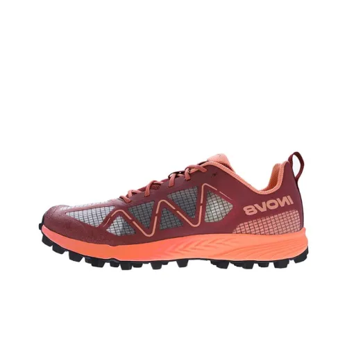 INOV 8 Slip Resistant Abrasion Resistant Low Top Trail Беговые кроссовки Женские Коричнево-красный