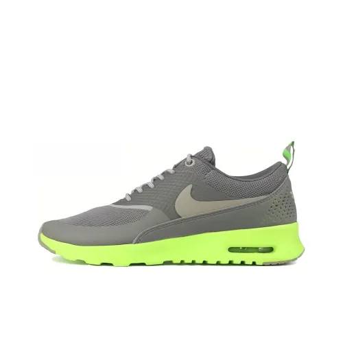 Nike Air Max THEA Амортизация Износостойкий Низкий Топ Повседневная Обувь Женская Серый Зеленый