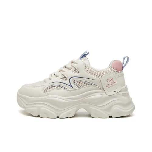 LINGPAO Низкий топ толстая подошва кроссовки женские