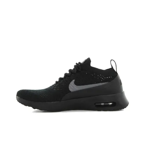 Nike Air Max THEA Амортизация Низкий Топ Повседневные Беговые Кроссовки Женские Черные