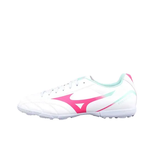 Mizuno AG Искусственная трава Нескользящие Легкие Футбольные бутсы Мужские Белые Розовые