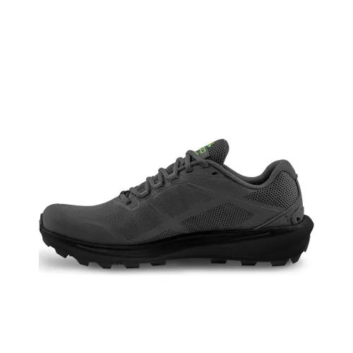 Topo Athletic Slip-resistant Abrasion-resistant Low-top Trail Running Shoes Men's Dark Gray Топо Атлетик Противоскользящие Износостойкие Низкие Кроссовки для Беговых Пути Мужские Темно-Серый