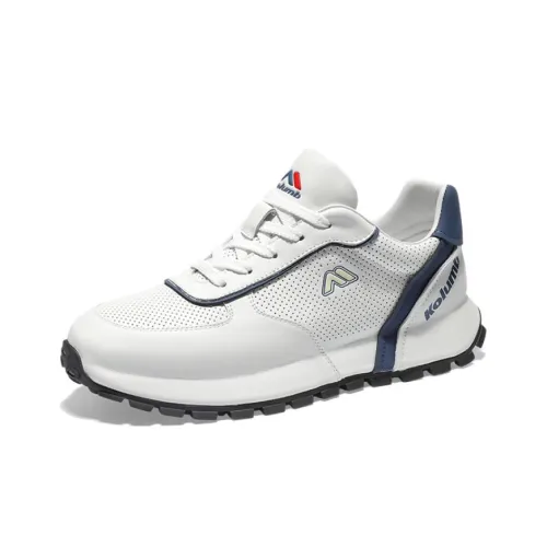 KOLUMB Износостойкий Водонепроницаемый и Дышащий Низкий Топ Casual Мужской Белый Синий