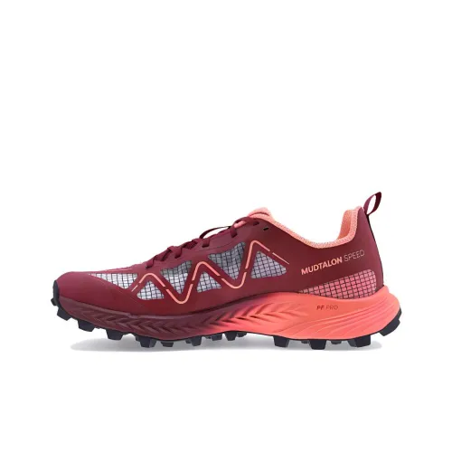 INOV 8 Беговые кроссовки Низкий Топ Бордовый Женские