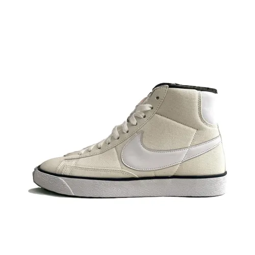 nike APC Blazer Mid Термический Slip-resistant MID Топ Скейтборд Кроссовки Унисекс Белый