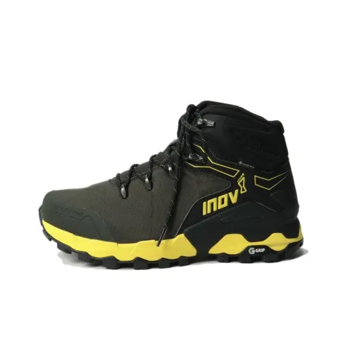 INOV 8 ROCLITE Pro г 400 GTX V2 MS Противоскользящий Устойчивый к износу MID Топ Альпинистская Обувь Мужская Зеленый Желтый