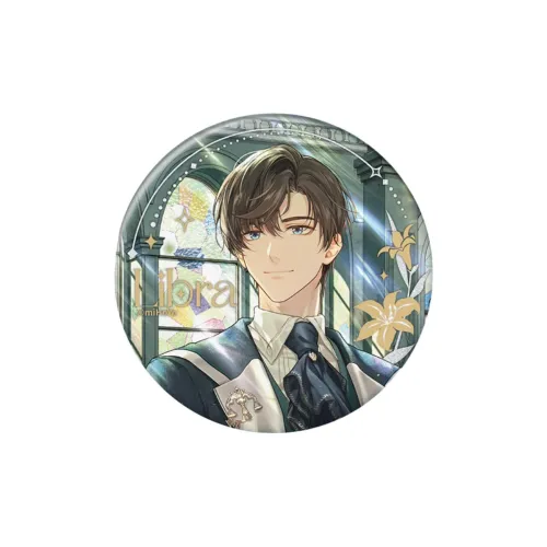 MIHOYO Tears Of Themis Spring Color Collection Жестяной Левая сторона Ruan Значки к Дню рождения