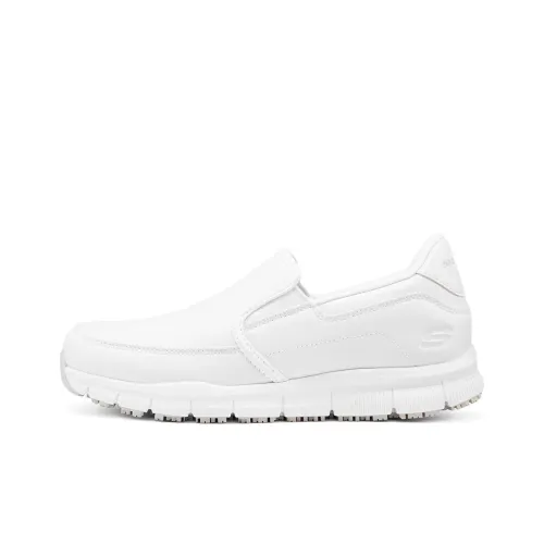 Skechers Relaxed Fit Износостойкий и Легкий Низкий Топ Кэжуал Женские Белые