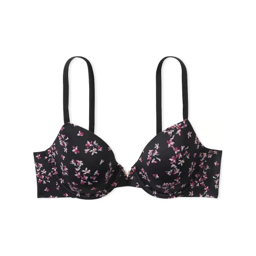 Victoria's Secret Любовь Облако Гладкий Легко Подкладанный Полный Покрытие Бюстгальтер BK Бюстгальтер Женские Черный