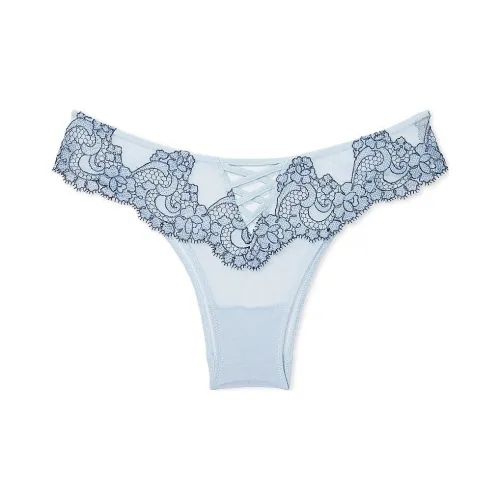 Victoria's Secret DREAM ANGELS Boho Floral Embroidery Brazilian Panty P нижнее белье женское светло-синий