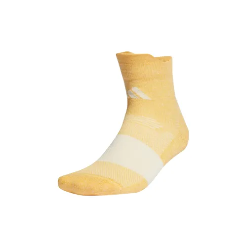 Adidas Желтый/Слоновая кость 1 шт Унисекс MID Носки до икры