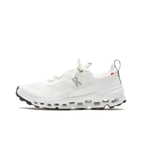 On Low Топ Беговые кроссовки Женские Белые