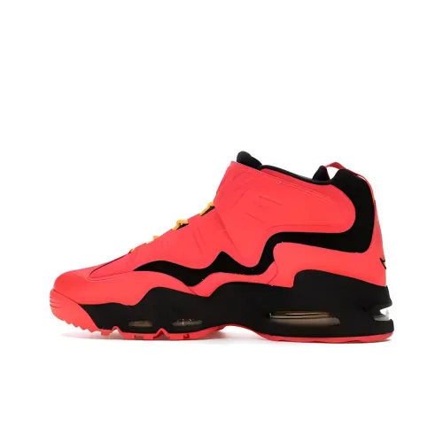 Nike Air Griffey Max 1 Амортизаторы Slip-resistant Abrasion-resistant High Top Баскетбольные кроссовки Мужские Красный Черный