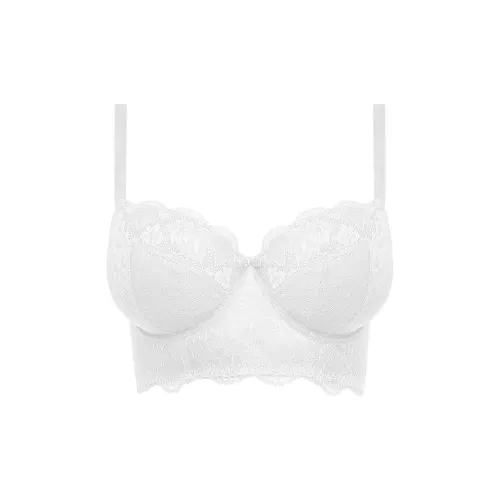 Victoria's Secret Freya Fancies Longline Бюстгальтер с косточками Белый Бюстгальтер Women's White
