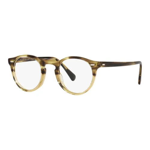 Oliver Peoples Круглые Оправы для Очков Мужские Черепаховый