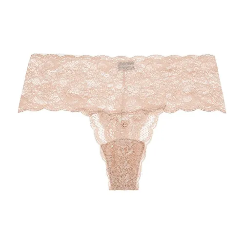 Victoria's Secret Розовый COSABELLA MID Rise Thong Sette Нижнее белье Женские 1 упаковка Кожа