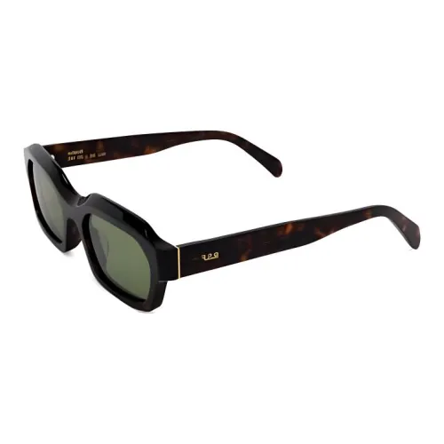 Retrosuperfuture Ацетат Квадратные Солнцезащитные Очки Женские Черные