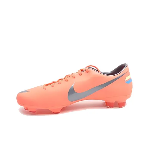 Nike Mercurial Glide 3 FG Твердое покрытие амортизация износостойкие футбольные бутсы для мужчин апельсинового цвета
