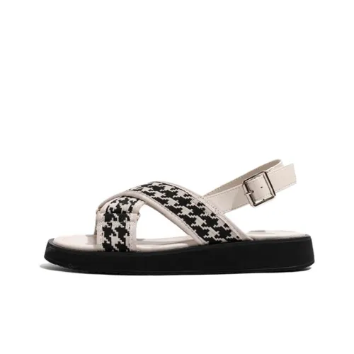 Пляжные сандалии Peach Print женские в клетку