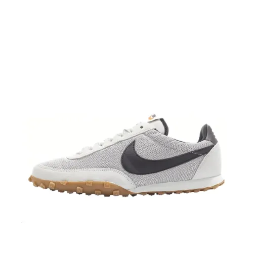 Nike Waffle Racer Амортизаторы Shock Absorbers Противоскользящие Устойчивые к истиранию Дышащий Низкий Топ Повседневная обувь Мужская Белый-коричневый