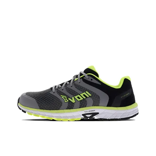 INOV 8 Беговые кроссовки Низкий топ Серый/Неоново-зеленый Мужской