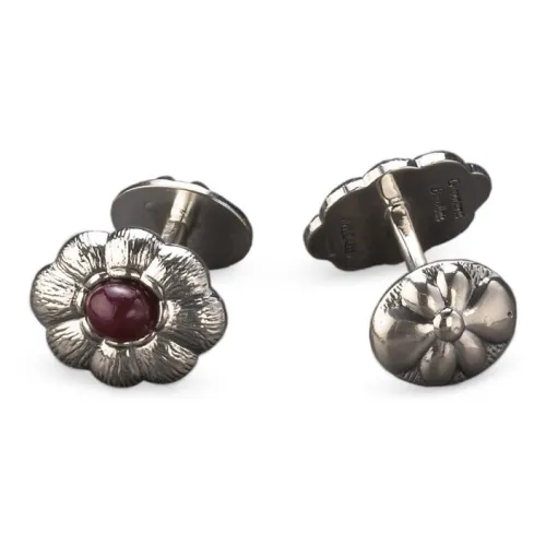 BUCCELLATI Рубин 925 пробы Серебро Запонки Мужские