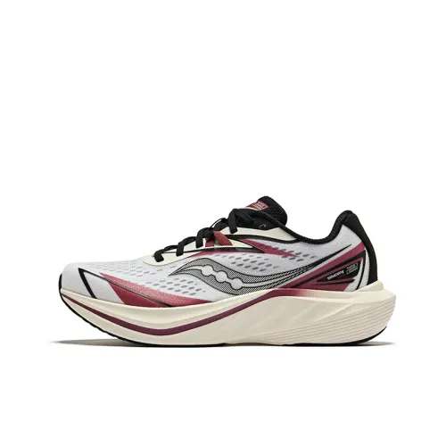 Saucony Slay Full Speed 2 Low Топ Беговые кроссовки Мужские Белый Черный Красный