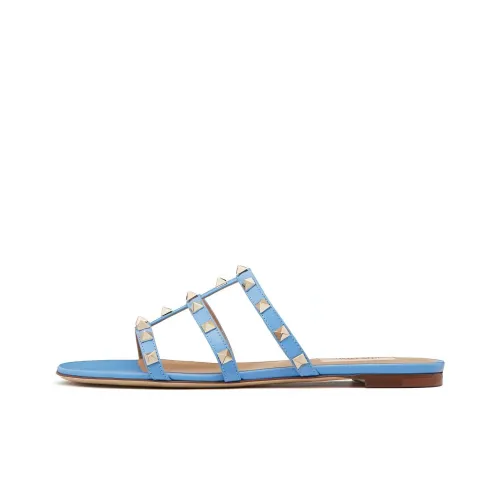 Valentino Rockstud Стильные Сандалии Женские Синие