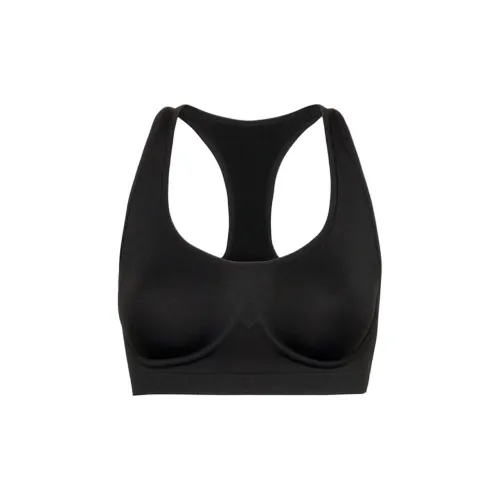 CK Calvin Klein Брейтлет Спандекс Бюстгальтер Женский Черный