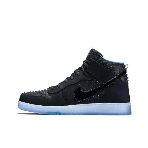 nike Dunk All Star Game Slip-resistant Abrasion-resistant High Top Skateboard Shoes Men's Black 2015 nike Dunk All Star Game Противоскользящие Износостойкие Высокие Кроссовки для скейтбординга Мужские Черные 2015