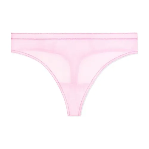 Victoria's Secret Розовый CURVY Couture Shimmer Built Up Стринг Розовый Fizz Нижнее белье Женское 1 упаковка Розовый