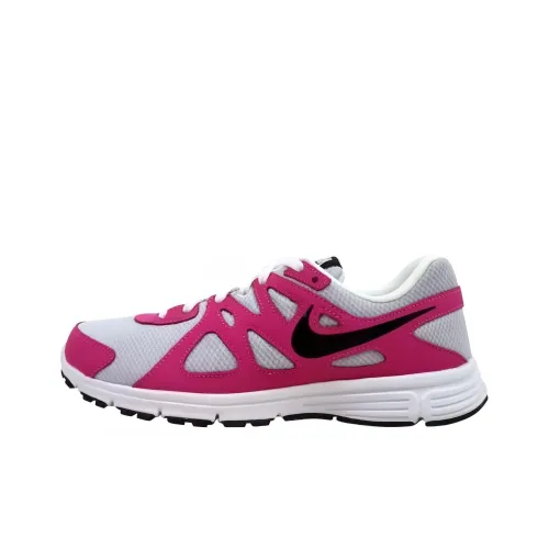 Nike Revolution II 2 Амортизация Износостойкий Низкий Топ Повседневная Обувь Женская Розовая Серый