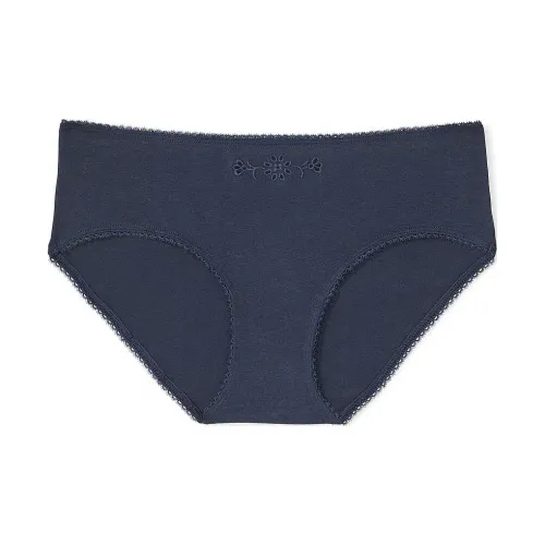 Victoria's Secret Розовый Эластичный хлопок Hiphugger Panty Синий Нижнее белье Женские 1 шт Морской синий