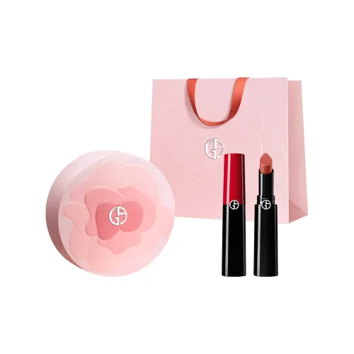 GIORGIO ARMANI Любовь Решимость Пава Коробка Помады Матовый с Матовой Текстурой Легко Смесь Цвет лица 2 шт