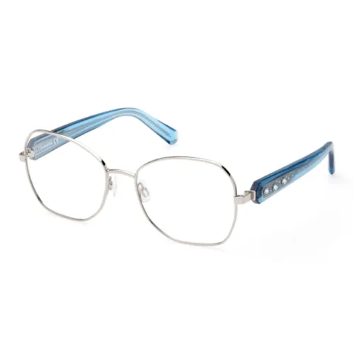Swarovski Металл Нерегулярная форма Оправы для очков Женские Синий